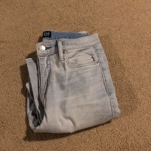 Gap Light Blue True Skinny Jeans 26 EUC